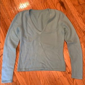 Turquoise cashmere sweater